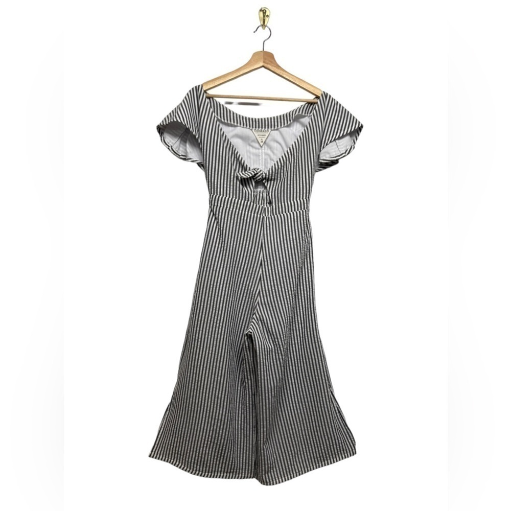 Conrado Johanna Jumpsuit Grey White Stripe Xs — image 4 of 8